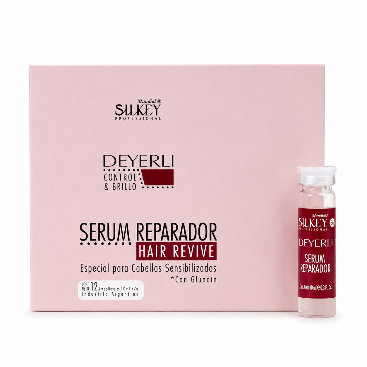 Ampola Reparadora Serum Repair Hair Revive - Caixa com 12 ampolas